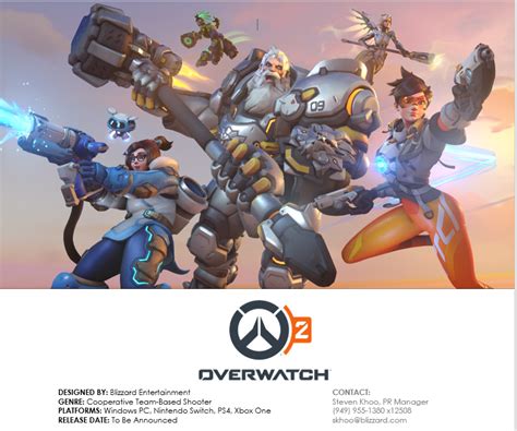 overwatch 2 press kit|blizzard media.